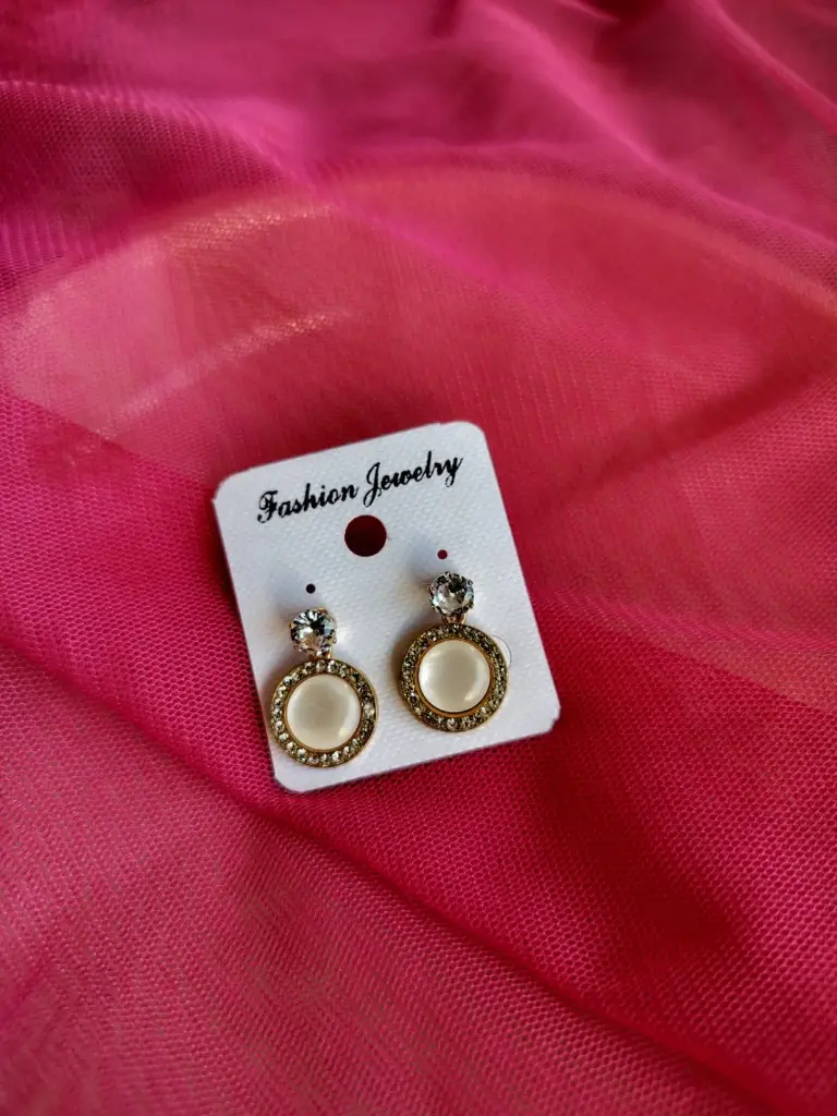 Elegant Round Drop Earrings