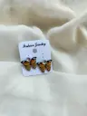 Monarch Butterfly Stud Earrings