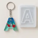 Personalized Alphabet Keychain -Carry your initial in style 