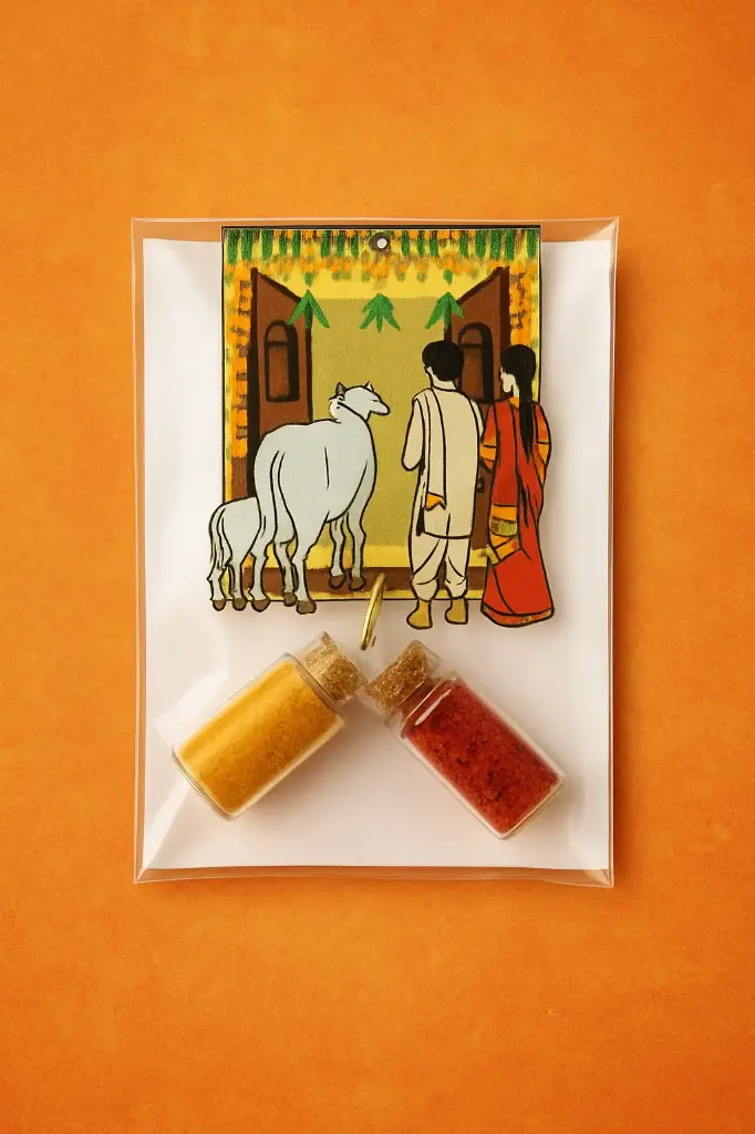 **"Traditional Haldi Kumkum Return Gift 