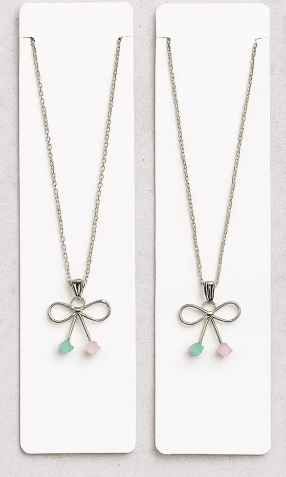  ✨ **“Elegant Bow Pendant Necklace – A symbol of charm & grace.💎🎀”** ✨ 