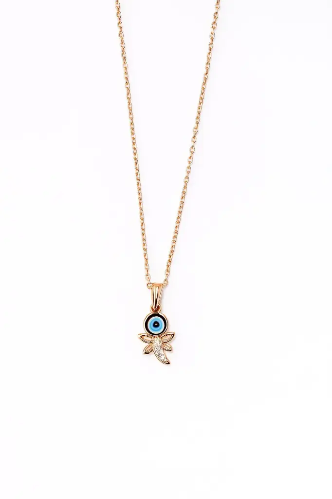 ✨ **Evil Eye Angel Pendant Necklace** ✨ 