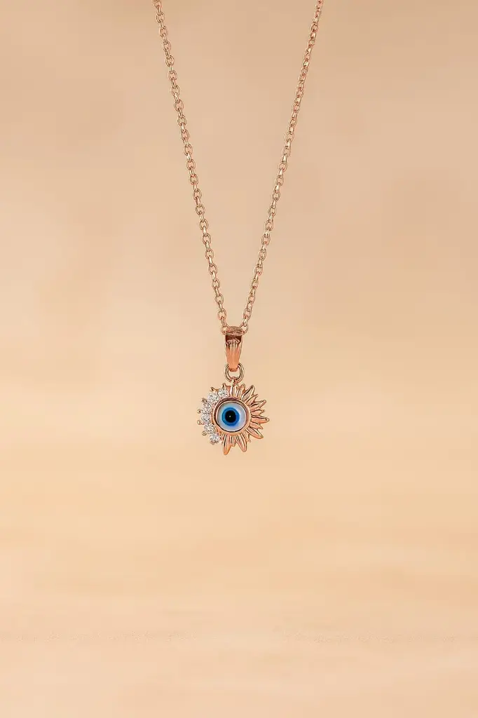  ✨ *Rose Gold Evil Eye Necklace* ✨ 