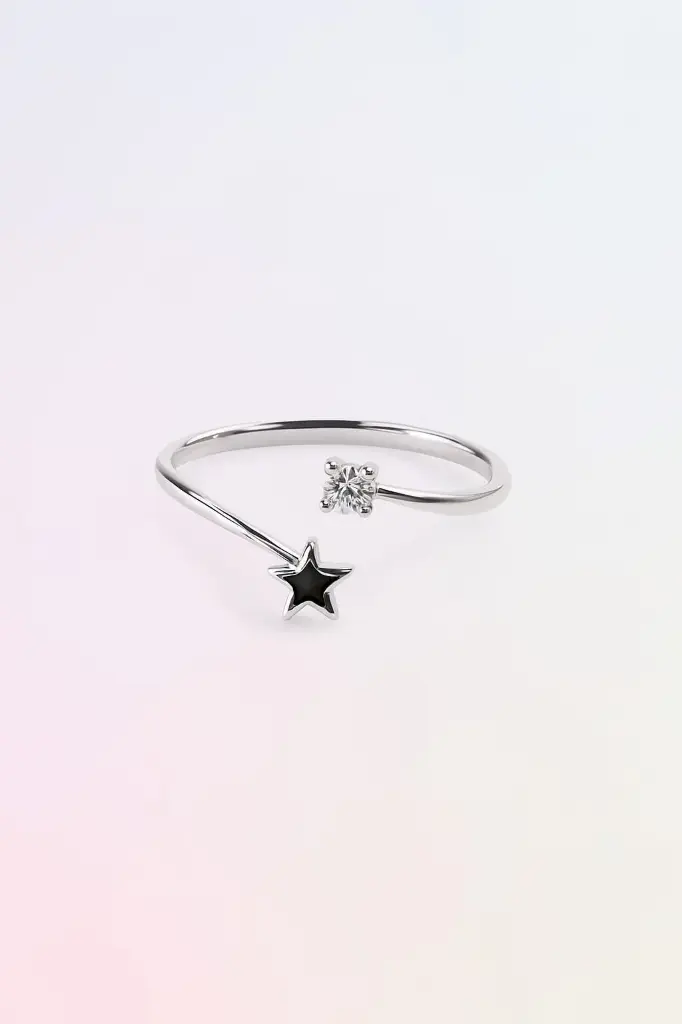 star stone adjustable ring