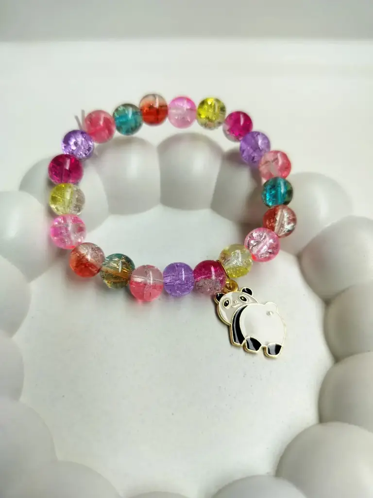 🐼 **Cute & Colorful Panda Bracelets** * 