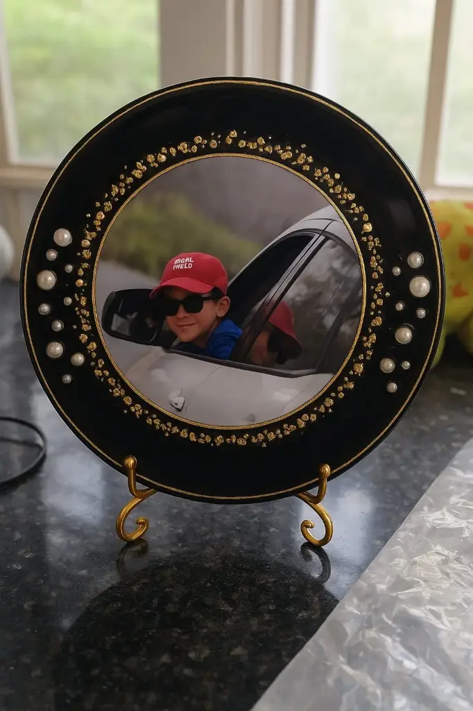 Hand made 6inch resin photo frame(customized)