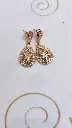 Royal Teardrop Floral Drop Earrings