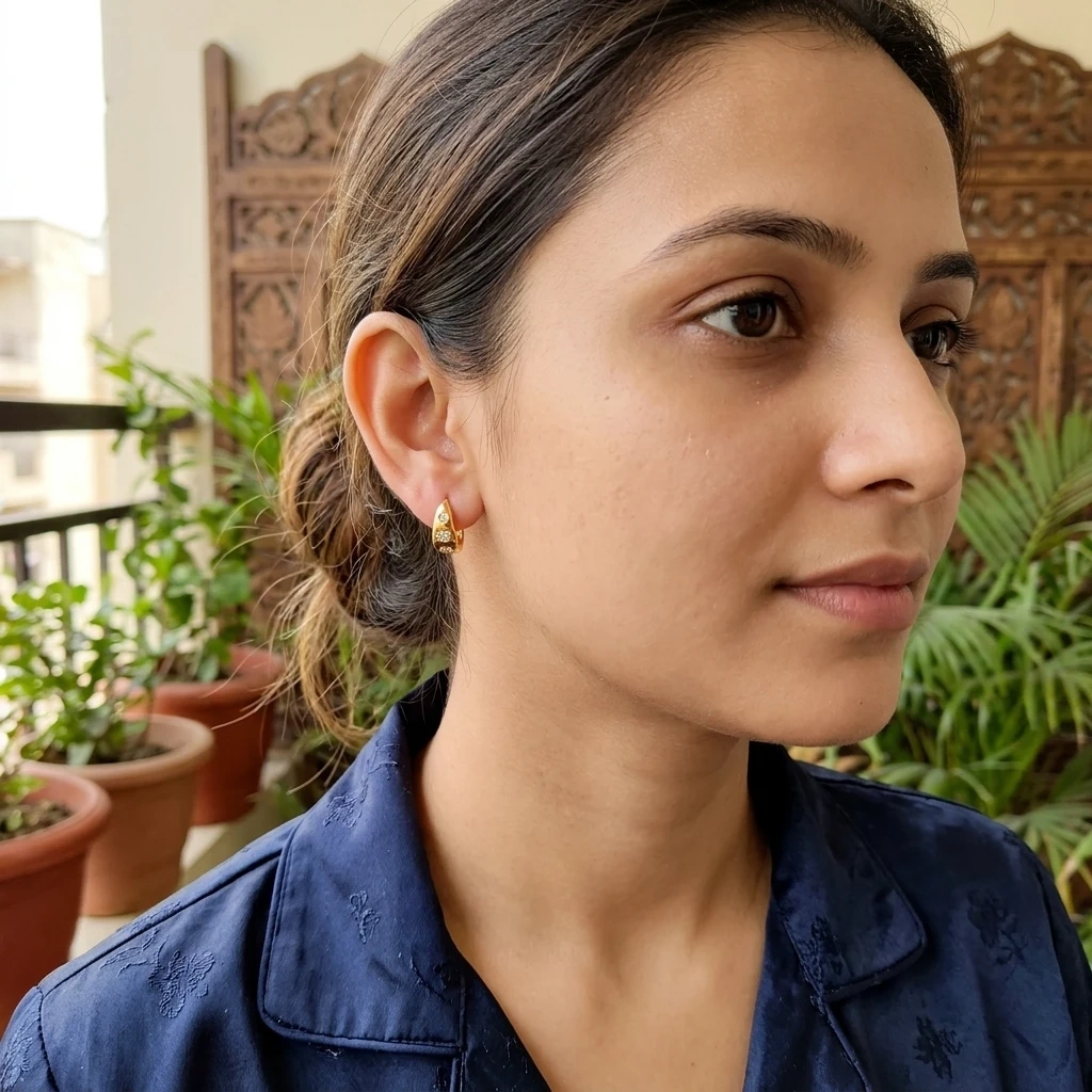 Hoop earrings