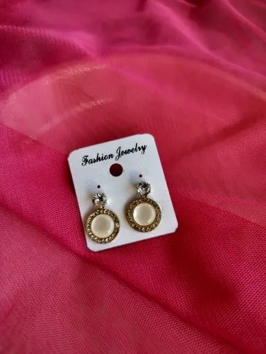 Elegant Round Drop Earrings