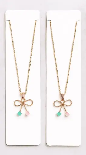 : ✨ **“Elegant Bow Pendant Necklace 