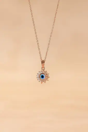  ✨ *Rose Gold Evil Eye Necklace* ✨ 