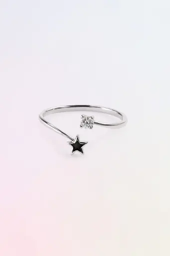 star stone adjustable ring