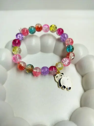 🐼 **Cute & Colorful Panda Bracelets** * 