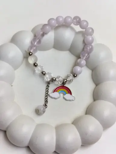 unicorn rainbow charm bracelet