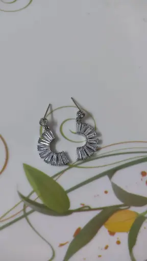 Drop earrings silver 