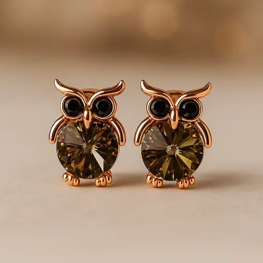 Stud earrings gold 