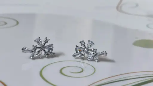 Stud earrings silver 